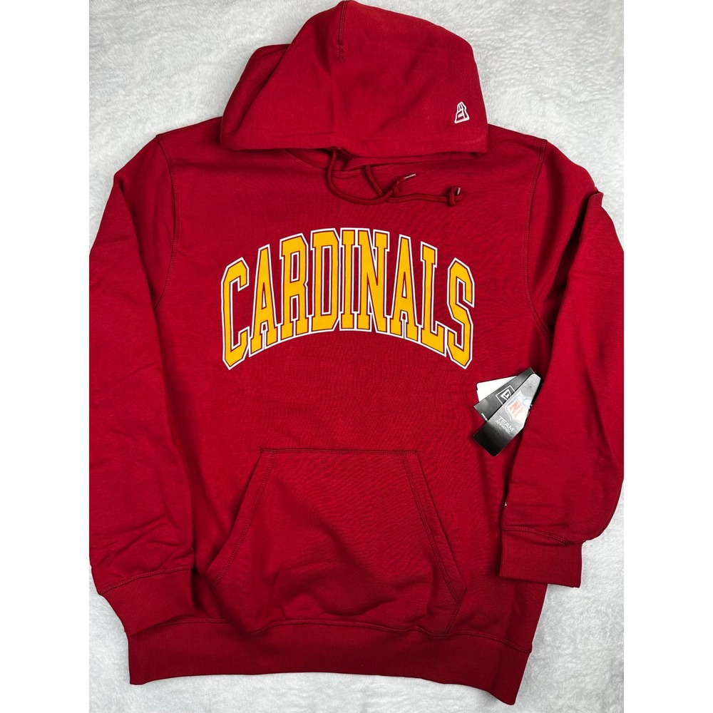 New Era Arizona Cardinals NFL Hoodie Red Mens XL Pullover Sweatshirt New